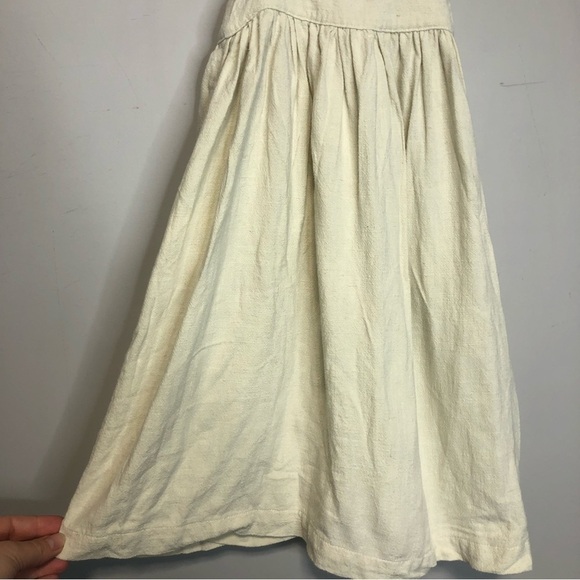 Story Kids Clothing Iris Linen Cotton Halter Open Back Dress, size 3/4 - Picture 5 of 10